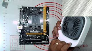 PART 2 MOTHERBOARD BIOSTAR A70MGP MODELISSUE BEEP BUT NO DISPLAYDONE SOLVED  ArcaFamTV [upl. by Macmillan723]