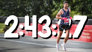 RUNNING 243 AT THE CHICAGO MARATHON  With a GoPro [upl. by Hallerson]