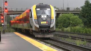 VIA Train 41 Westbound Brockville VIA Station Stop July 23 2024 [upl. by Healey]