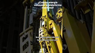 ¿Cuánta Energía Consume la Plataforma Marítima ingenieria mineria [upl. by Alegnat]