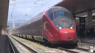 2x Italo AGV e 2x Frecciarossa 1000 in nuova livrea a Settebagni speciale capodanno [upl. by Belda]