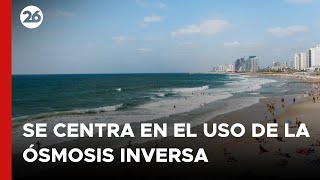 Israel inició un proyecto para transportar agua desalinizada del Mar Mediterráneo [upl. by Eel505]