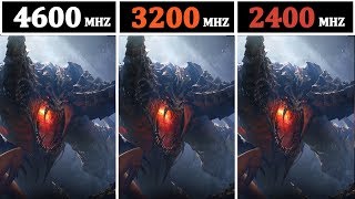 4600Mhz VS 3200Mhz VS 2400Mhz  Tested 13 Games [upl. by Maurilla]