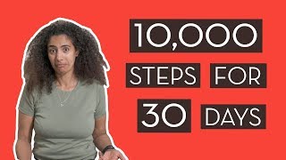 10000 Steps For 30 Days – Our Weight Loss Results [upl. by Olette728]