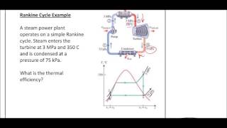 Thermodynamics  Rankine Cycle Example [upl. by Tallulah]