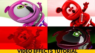 VIDEO TUTORIAL 1 MILLION MULTILANGUAGE Gummy Bear Gummibär Song  WEIRD Visual Audio Effects EDIT [upl. by Enailuj]