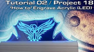 RCNC Tutorial 02  Acrylic engraving brings up questions [upl. by Eillam]