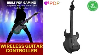 PDP RIFFMASTER Wireless Guitar Controller for Xbox Series XS Xbox One Windows 1011 PC  music [upl. by Wat171]