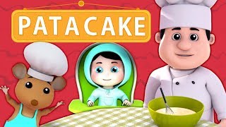 tepuk kue  lagu untuk anakanak  Pat A Cake  Dance Song For Kids [upl. by Anilok]