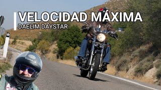 🏍️ Velocidad máxima de Daelim Daystar 🏍️ [upl. by Mireielle]