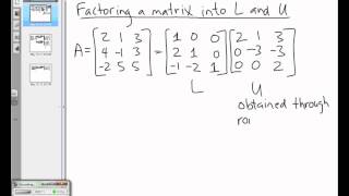 LU Factorization [upl. by Gulick504]