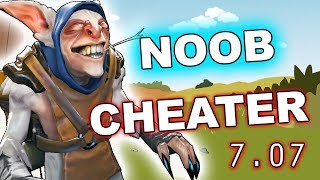 Dota 2 NOOB CHEATER  Meepo with AutoPoof [upl. by Anaila528]