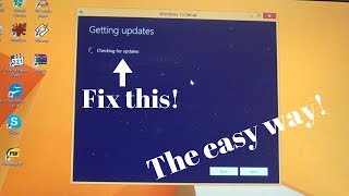 How to fix Windows 10 Setup stuck at Getting updates Checking for updates  The easy way [upl. by Hussar]