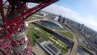 80m Abseil down the ArcelorMittal Orbit [upl. by Tsirc460]