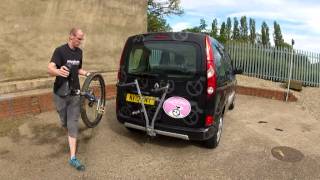 Howto Fitting a Mottez UnicycleBicycle Rack [upl. by Erdnassac]