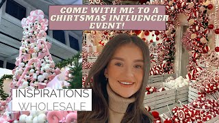 INSPIRATIONS WHOLESALE CHRISTMAS COME SHOP WITH ME INFLUENCER EVENT CHRISTMAS DECORATIONS HAUL 2021 [upl. by Anaitsirc]