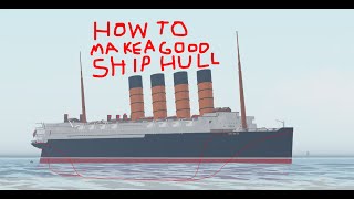 How to make an nice ship hull on roblox Whimsical Building [upl. by Kenelm]