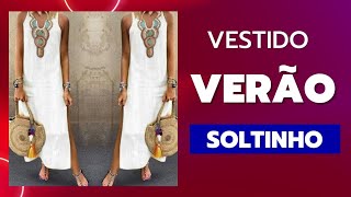 ✅️DIY Como fazer Vestido Verão SoltinhoCostura fácil passo a passo para iniciantes Gisleide Novelo [upl. by Llib]