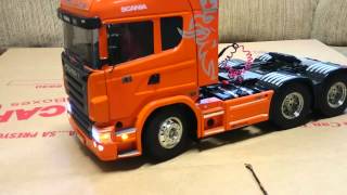 Tamiya RC Scania R620 Highline 114 w MFC01 [upl. by Oah384]