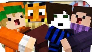 MINECRAFT BEDWARS MIT 4 YOUTUBERN ☆ Minecraft Bedwars [upl. by Airekat926]