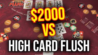 PLAYING SOME HIGH CARD FLUSH LOTS OF STRAIGHT FLUSHES [upl. by Drews]