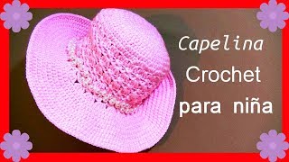 wow 🤩 CAPITA TEJIDA A CROCHET CON GORRO PARA NIÑA DE 3 A 5 AÑOS Facil y Rapido crochet tutorial [upl. by Reynolds]