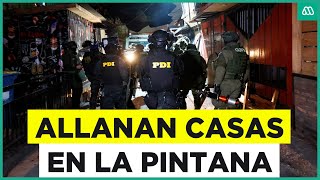 Operativo histórico Con blindados allanan casas búnker en La Pintana [upl. by Mook]