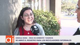 Se abrió la convocatoria para recicladores informales  Daniela Sosa [upl. by Avruch]