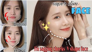 Top Exercises For Face  Get Slim Face  Reduce Double Chin  Fix Sagging Cheeks  V Shape Face [upl. by Cerallua]