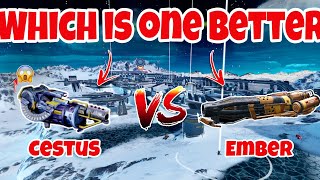 WR🔥 Cestus VS Ember Weapon Comparison War Robots [upl. by Feodore]