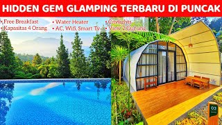 GLAMPING MURAH DI PUNCAK ADA KOLAM RENANGNYA‼️LIBURAN TAHUN BARU DI LUXCAMP BUKIT DAMAR PUNCAK [upl. by Hareenum]