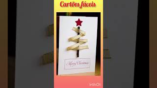 Cartões de Natal Fáceis faça você mesmo [upl. by Dorothy]