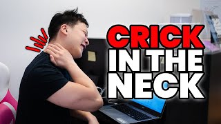 Crick in the neck  How to fix neck pain from sleeping weird [upl. by Reham]