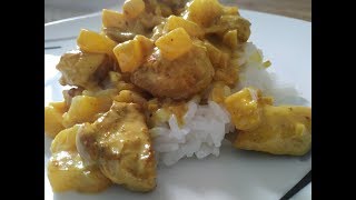 Kurczak Curry z ananasem [upl. by Enram]