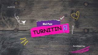 Turnitin class id and enrollment key free  Turnitin class id 2024  Turnitin turnitin classid [upl. by Worth]