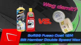 Meguiars Wash Plus u SONAX WASCH POLITUR  Soft99 12M Bilt Hamber Double Speed Wax entfernen DC04 [upl. by Skolnik583]