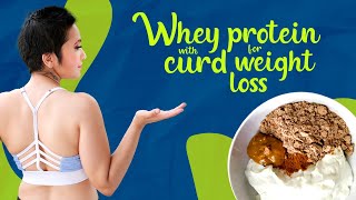 Whey protein with Curd recipe for Weight Loss  Coconut oil fat loss recipes  Indian diet by Richa [upl. by Cristoforo]