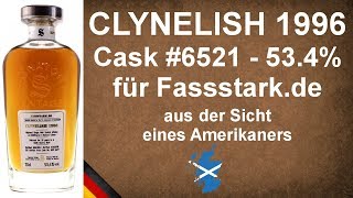 CLYNELISH 1996 Cask 6521 mit 534 für Fassstarkde Scotch Whisky Verkostung 1079 von WhiskyJason [upl. by Anej]