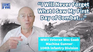 WWII Veteran Talks About Unforgettable First Experience in Combat Against the Germans [upl. by Ivek]