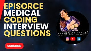 EPISORCEOPTUMMEDICALCODINGINTERVIEWQUESTIONSCERTIFIED FRESHERS LEARNWITHDHANYAPART3 [upl. by Eelarac]