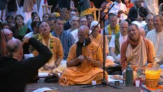 Kirtan Mela Nama Yagna with HH Bhakti Bringa Govinda Swami 30082011 in Germany [upl. by Ydnat]