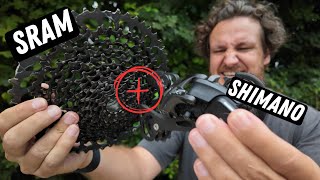 Shimano und SRAM Antrieb mischen Geht das [upl. by Calie31]