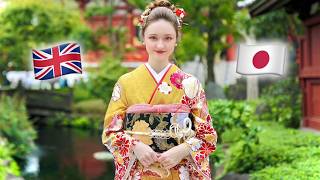 Japanese Kimono Only For 20 Year Olds  Furisode Photoshoot in Asakusa Tokyo [upl. by Eartnoed373]