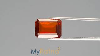 Certified Natural Hessonite Garnet Gemstone  657 Carat  HG8320  MyRatna [upl. by Esmeralda]