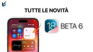 iOS 18 Beta 6 TUTTE le NOVITÀ [upl. by Aicala]