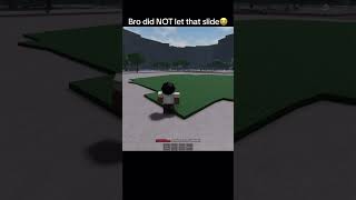 he sent the whole map flying😭  thestrongestbattlegrounds roblox fyp viboak [upl. by Ailatan957]