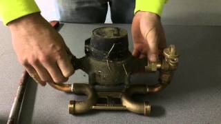 Water Meter Install  In office Demonstration  Yakima WA [upl. by Notneb]