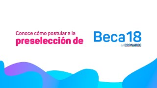 Beca 182024 tutorial de postulación para la PRESELECCIÓN [upl. by Lemmueu]