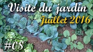 8  Permaculture en Lorraine Juillet 2016   Visite du jardin [upl. by Ludlew550]