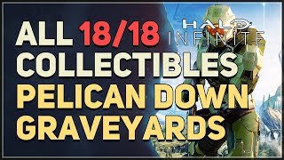 Pelican Down All Collectibles Halo Infinite Graveyards [upl. by Sucramaj561]